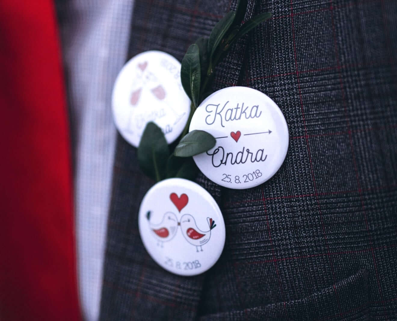 Placky na svatbu - ženich